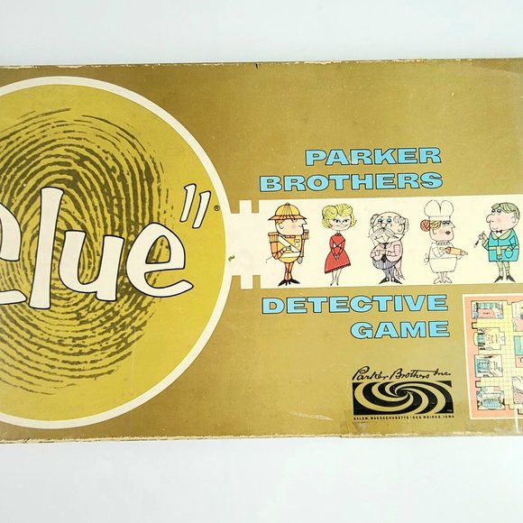 1963 - Clue Board Game - Parker Brothers- Detective Game - Picture 8 of 9